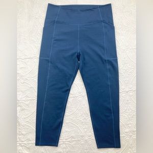 girlfriend collective Leggings Compressive Pocket Inseam 23.5" Midnight Size XXL